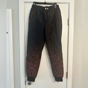 Stylish Black and Red Joggers